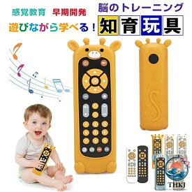 【全品2点で5%OFF】知脳 リモコン おもちゃ こども 赤ちゃん おもちゃ 知育玩具 子供 知育 勉強 指先訓練 五感 ベビー 多機能 ライト 音楽 英語学習