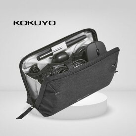 コクヨ ガジェットポーチ BIZRACK Mサイズ ブラック AMBG-BR200D