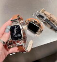 アップルウォッチ バンド レザー レディース apple watch バンド 飾りベルト 46mm 44mm 40mm 38mm 42mm 41mm 45mm Apple watch バンド おしゃれ 本革 series 10 9 8 SE2 7 6 SE 5 4 3 2 1 交換バンド サイズ調整可 交換便利
