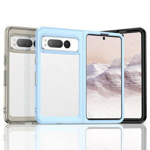 google pixel fold P[X NA Google Pixel Fold Jo[ ϏՌ X}zP[X ܂肽 O[O sNZ Fold h~ wh~ Google Pixel Fold یJo[