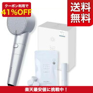 【送料無料】SALONIA サロニア シャワーヘッド ファインバブル クリア シルバー セット SAL23303SS 節水 …