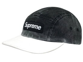 SUPREME シュプリーム キャップ 24SS 新品 黒 Pigment 2-Tone Camp Cap ピグメント ツートーン キャンプキャップ ボックスロゴ BLACK