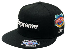 SUPREME シュプリーム ニューエラ コラボ 23AW 黒 Championships Box Logo New Era cap BLACK チャンピオンシップ ボックスロゴ ニューエラ ブラック