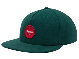 SUPREME シュプリーム キャップ 24SS 新品 ティール Twill Patch 5-Panel cap ツイル パッチ 5パネル キャップ Teal スナップバック ブルー グリーン