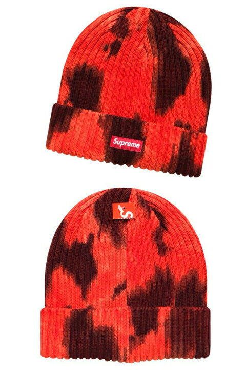 楽天市場】SUPREME シュプリーム ニット帽 24SS 新品 赤 Overdyed 