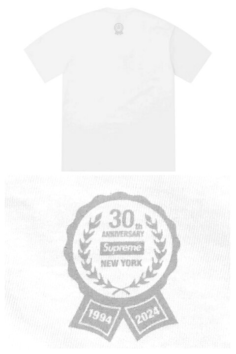 楽天市場】SUPREME シュプリーム Tシャツ トップス 24SS 新品 白 30th  