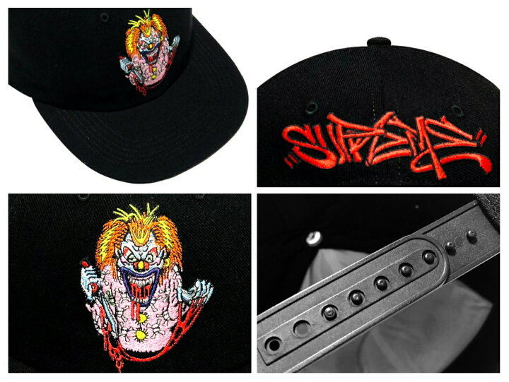楽天市場】SUPREME シュプリーム 24SS 新品 黒 Clown 6-Panel Cap 