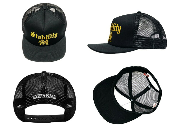 楽天市場】SUPREME シュプリーム キャップ 24AW 新品 黒 Stability 