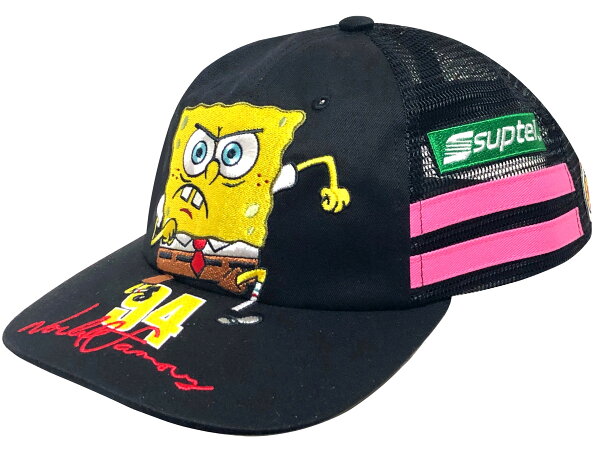 SUPREME シュプリーム メッシュ キャップ Supreme x SpongeBob Jeff Hamilton Mesh Back 6-Panel CAP 25SS 新品 黒 シュプリーム x スポンジボブ ジェフハミルトン メッシュバック 6パネル キャップ ブラック BLACK ユニセックス