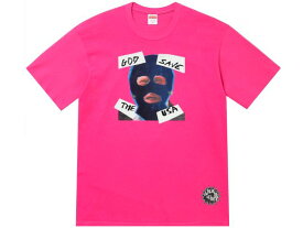 SUPREME シュプリーム Tシャツ トップス 26SS 新品 ピンク Supreme God Save Us Tee FUCHSIA シュプリーム ゴッド セイブ アス Tシャツ フューシャ グラフィック
