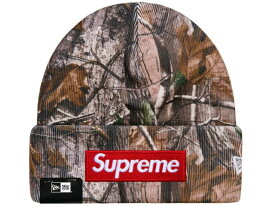 SUPREME シュプリーム ニューエラ コラボ ニット帽 25AW 迷彩 New Era Box Logo Beanie REALTREE AP CAMO ボックス ロゴ ビーニー リアルツリー AP カモ 25FW