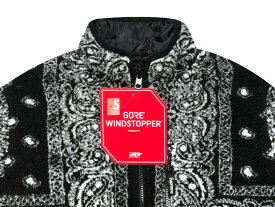 シュプリーム ジャケット SUPREME 19AW 新品 黒 Reversible Bandana Fleece Jacket リバーシブル バンダナ フリース BLACK モコモコ 送料無料