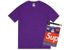SUPREME シュプリーム トップス ヘインズ 21SS 新品 紫 Hanes Tagless Tees (2 Pack) Tシャツ パープル アンダーウェアー 2枚パック Purple