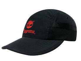 SUPREME シュプリーム キャップ ティンバーランド コラボ 21SS 新品 黒 Timberland Camp Cap CAP キャンプ 刺繍ロゴ BLACK