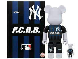 BE@RBRICK F.C.R.B. MLB 100% & 400% NEW YORK YANKEES エフシーレアルブリストル MEDICOM TOY ベアブリック コラボ 21AW 新品 ニューヨーク ヤンキース 100%&400% 2体セット メジャーリーグ