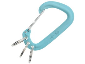 SOPHNET uniform experiment ソフ ユニフォームエクスペリメント 22AW 新品 カラビナ ライトブルー ALUMINIUM CARABINER キーホルダー LIGHT BLUE