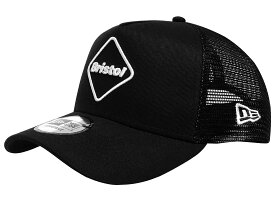 SOPHNET. ソフ F.C.Real Bristol エフシーレアルブリストル ニューエラ コラボ 25AW 新品 黒 NEW ERA 9FORTY A-FRAME MESH CAP エンブレム メッシュキャップ BLACK 25FW