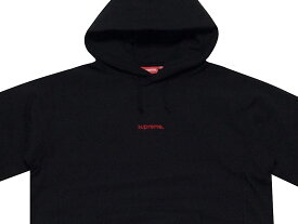 SUPREME シュプリーム パーカー 18AW 新品 黒 Trademark Hooded Sweatshirt トレードマーク プルオーバー フーディー スウェット ブラック BLACK