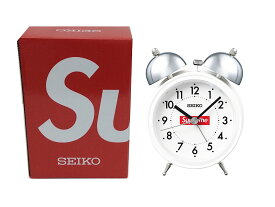 SUPREME シュプリーム セイコー アラーム クロック 別注コラボ 22AW 新品 白 目覚まし時計 Seiko Alarm Clock WHITE インテリア