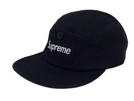 SUPREME シュプリーム キャップ 23AW 新品 黒 Snap Pocket Camp Cap スナップ ポケット キャンプ ボックスロゴ BLACK 23FW