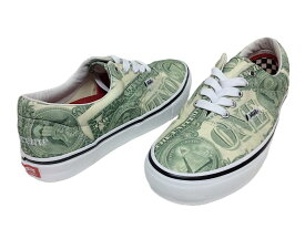 シュプリーム スニーカー SUPREME VANS ヴァンズ 23SS 新品 グリーン Vans Dollar Era Green エラ バンズ ドル紙幣