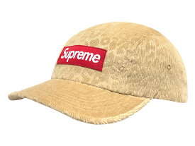 SUPREME シュプリーム キャップ 23AW 新品 ベージュ Leopard Corduroy Camp Cap レオパード コーデュロイ キャンプ ボックスロゴ BEIGE 2023fw