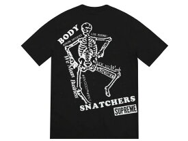SUPREME シュプリーム 23SS 新品 黒 Body Snatchers Tee ボディー スナッチャーズ Tシャツ BLACK スカル バックプリント アート