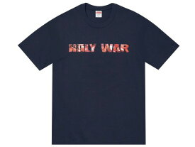 SUPREME シュプリーム 23AW 新品 紺 Holy War Tee ホーリーワー Tシャツ ネイビー NAVY ワンウォッシュ加工
