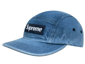 SUPREME シュプリーム キャップ 23AW 新品 デニム Washed Chino Twill Camp Cap ウォッシュド チノ ツイル キャンプ ボックスロゴ DENIM