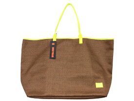 HEAD PORTER ヘ ッド ポーター 新品 ブラウンxイエロー トートバック ネオンカラー GRANADA TOTE BAG(L) リゾート パナマ