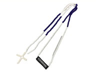 NEIGHBORHOOD ネイバーフッド 2010 新品 白青 PIRATA / MEX CROSS . NECKLACE WHITE /BLUE ホワイト/ブル…
