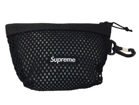 SUPREME シュプリーム バック 25SS 新品 黒 Mesh Mini Pouch BLACK メッシュ ミニ ポーチ ブラック ポ ーチ 小物入れ