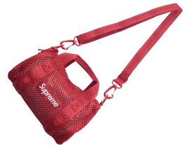 SUPREME シュプリーム バック 25SS 新品 赤 Mesh Mini Duffle Bag RED メッシュ ミニ ダッフル バック レッド 2WAY ボストン 手持ち ショルダー 斜め掛け