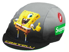 SUPREME シュプリーム Supreme x SpongeBob SquarePants Castelli Cycling Cap 25SS 新品 黒 シュプリーム x スポンジボブ カステリ サイクリング キャップ ブラック BLACK ユニセックス
