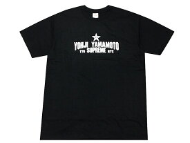 SUPREME シュプリーム Y's ワイズ コラボトップス 25AW 新品 黒 Supreme x Y's by Yohji Yamamoto Star Tee BLACK シュプリーム x ワイズ バイ ヨウジヤマモト スター Tシャツ ブラック カットソー 25FW