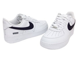 Supreme シュプリーム エアフォース1 スニーカー Nike Air Force 1 Low 25AW 新品 白黒 ナイキ エア フォース ワン ロー WHITE BLACK CU9225-102 AF1 ボックスロゴ 25FW