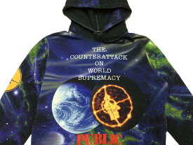 シュプリーム パーカー アンダーカバー コラボ 18SS 新品 黒 Supreme Undercover Public Enemy Hooded Sweatshirt シュプリーム アンダーカバー パブリック エネミー フーディッド スウェットシャツ ブラック