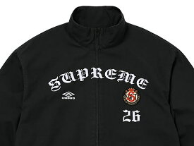 シュプリーム アンブロ コラボ ジャケット 26AW 新品 黒 Supreme x Umbro Cotton Ripstop Track Jacket BLACK シュプリーム x アンブロ コットン リップストップ トラックジャケット ブラック ジャンバー 26FW