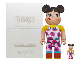 不二家 ペコちゃん BE@RBRICK × ペコちゃん ミルキー70周年デザイン 100％ & 400％ 21AW 新品 ベアブリック 100% & 400% MEDICOMTOY 2体セット メディコムトイ