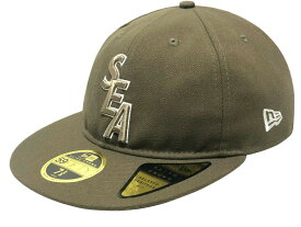 WIND AND SEA ウィンダンシー ニューエラ コラボ 23SS 新品 ブラウン NEW ERA × WIND AND SEA 59 FIFTY RETRO CROWN CAP (S_E_A) BROWN