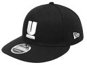 UNDERCOVER アンダーカバー ニューエラ コラボ 2025 新品 黒 NEW ERA 9FIFTY CAP U LOGO Uロゴ キャップ コットン フラットバイザー ブラック BLACK