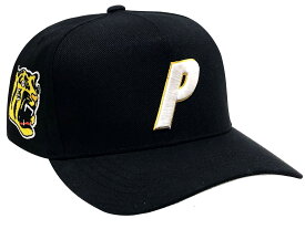 Palace Skateboards パレス スケートボード 25SS 新品 黒 PALACE Hanshin Tigers 5 Panel Snapback CAP BLACK パレス 阪神タイガース 5パネル スナップバック キャップ ブラック Pロゴ ワッペン