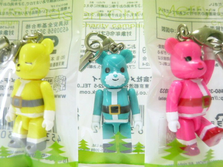 楽天市場】BE@RBRICK ベアサンタストラップ クリスマス限定☆09新品 