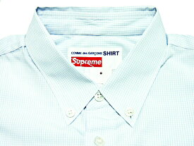 SUPREME シュプリーム COMME des GARCONS コムデギャルソン 2 013新品 長袖シャツ　Gusset L/S Shirt 黒ドットオリーブ迷彩