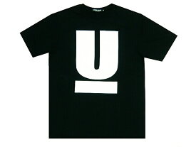 UNDERCOVER アンダーカバー 新品 黒 U LOGO Uロゴ プリント Tシャツ BASIC TEE BLACK