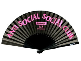 NEIGHBORHOOD ネイバーフッド ANTI SOCIAL SOCIAL CLUB アンチソーシャルソーシャルクラブ 店舗限定 18SS 新品 黒 扇子 ASSC BP‐FAN BLACK