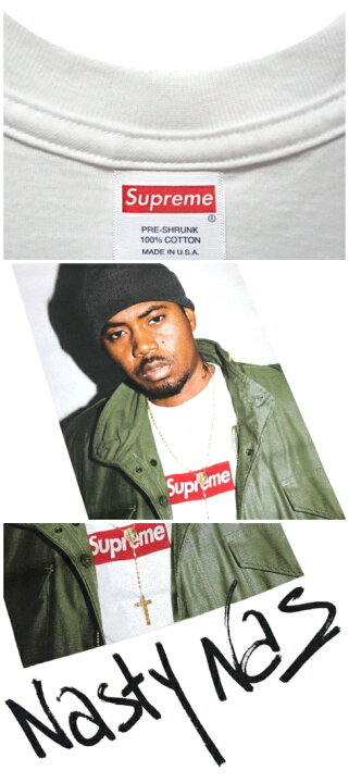 楽天市場】SUPREME シュプリーム トップス 17AW 新品 白 Nas Tee ナズ 