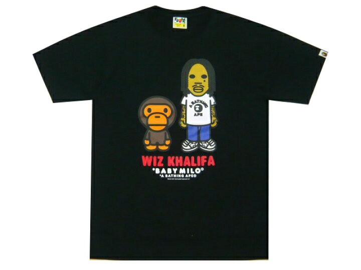 楽天市場】A BATHING APE × WIZ KHALIFA BABY MILO TEE ア ベイシング 