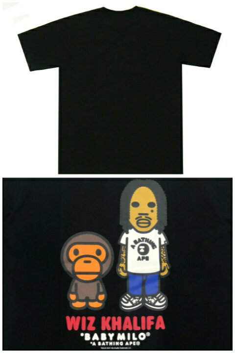 楽天市場】A BATHING APE × WIZ KHALIFA BABY MILO TEE ア ベイシング 