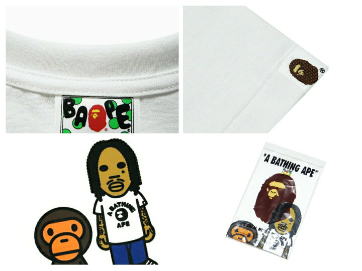 楽天市場】A BATHING APE × WIZ KHALIFA BABY MILO TEE ア ベイシング 